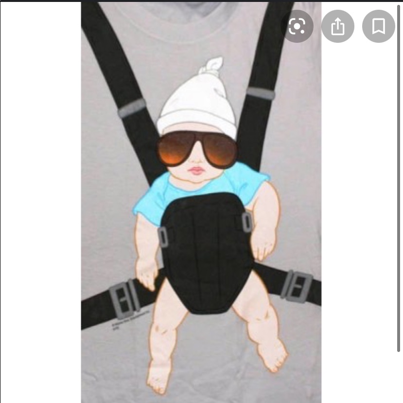 The Hangover Baby Wearing TShirt The Hangover Baby Wearing TShirt